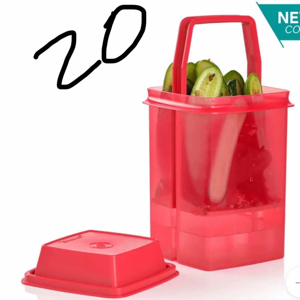 Tupperware Red Food Storage Container